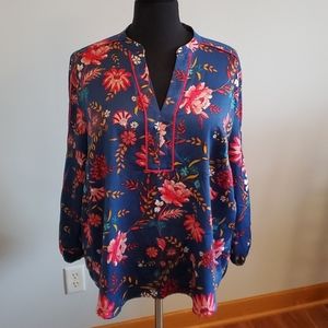 Ann Taylor Loft Floral Blouse 26W